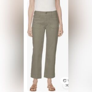 Women’s Buffalo Brigette High-Rise Soft Stretch Crop Pant Military Green Size 14